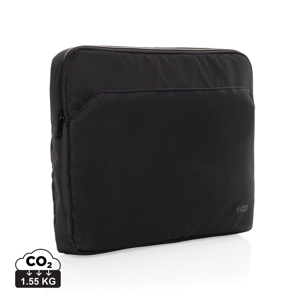 Swiss Peak Aware™ RPET Essential 15.6 inch laptop sleeve