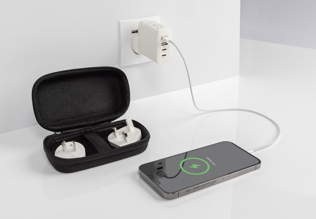 TravelCharge Pro RCS rplastic travel charger with USB C