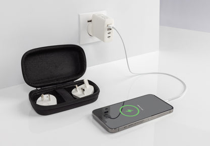 TravelCharge Pro RCS rplastic travel charger with USB C