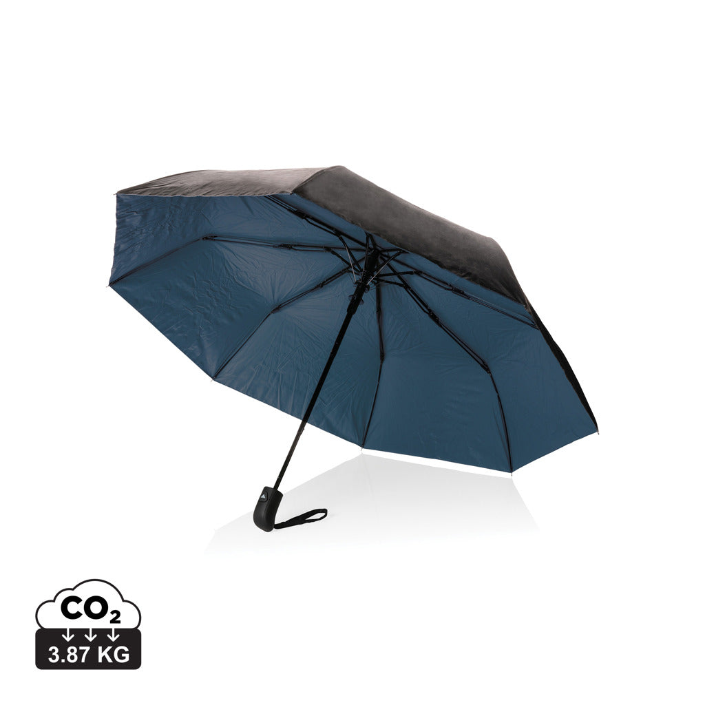 21' Impact AWARE™ RPET 190T Pongee dual colour mini umbrella
