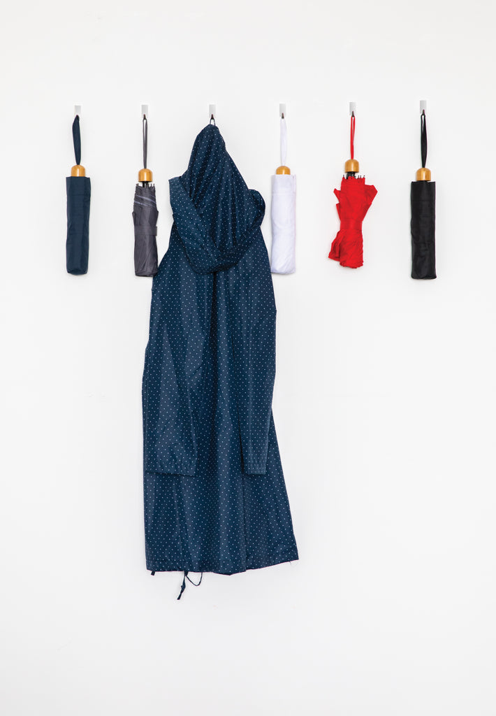 20.5' Impact AWARE™ RPET 190T Pongee bamboo mini umbrella