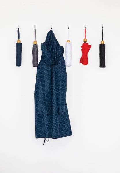 20.5' Impact AWARE™ RPET 190T Pongee bamboo mini umbrella