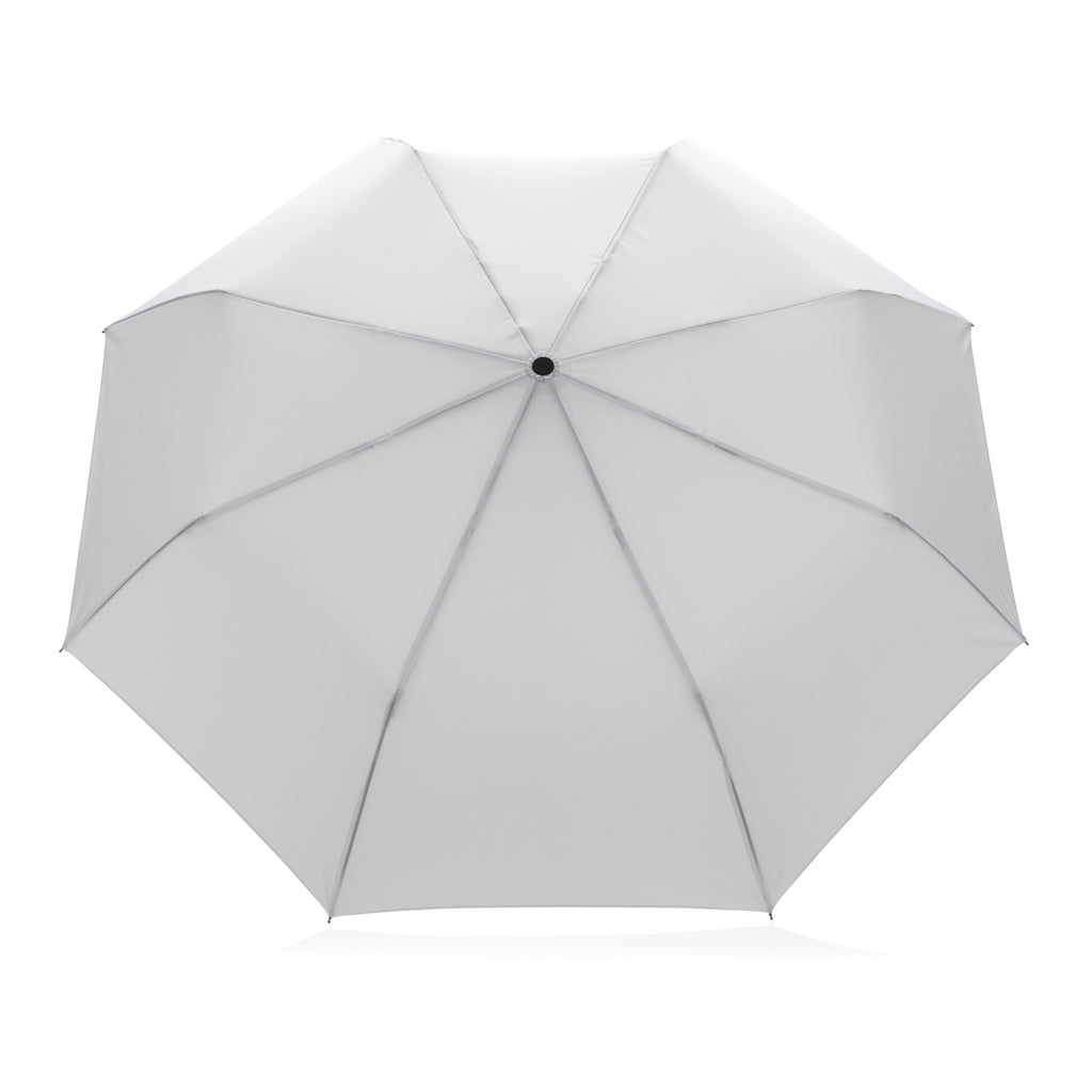 20.5' Impact AWARE™ RPET 190T Pongee bamboo mini umbrella