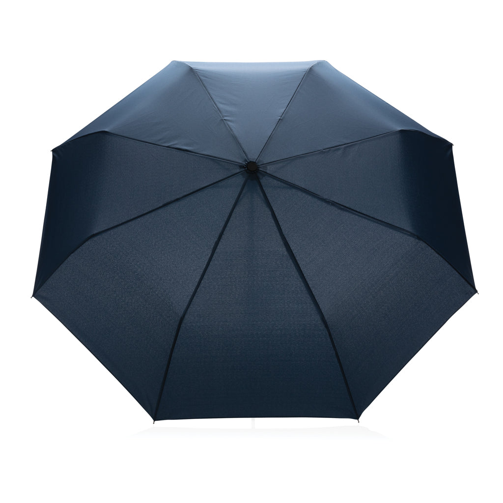 20.5' Impact AWARE™ RPET 190T Pongee bamboo mini umbrella