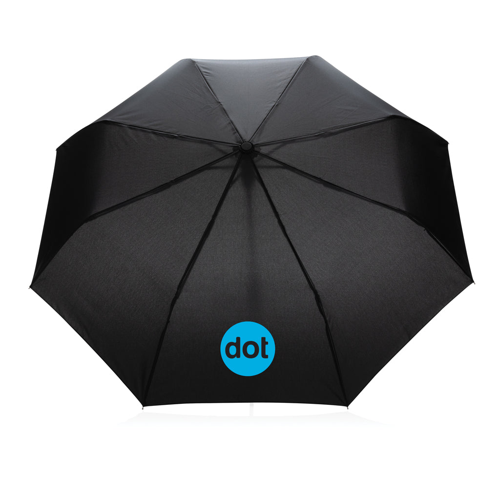 21' Impact AWARE™ RPET 190T mini auto open umbrella