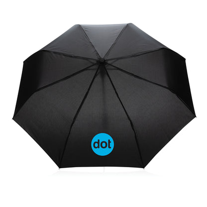 21' Impact AWARE™ RPET 190T mini auto open umbrella