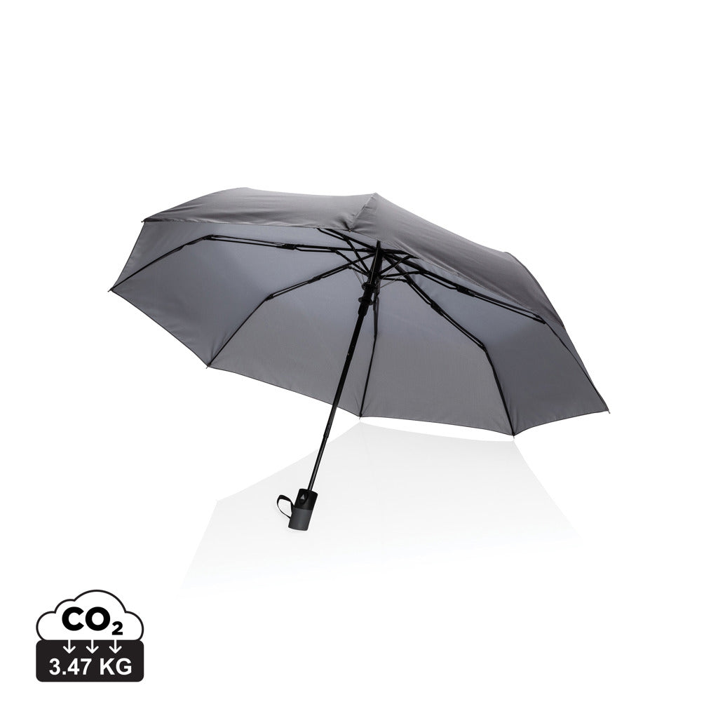 21' Impact AWARE™ RPET 190T mini auto open umbrella