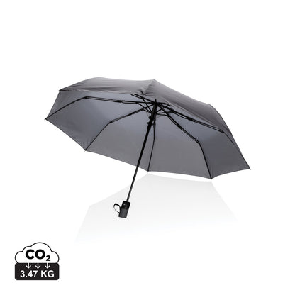 21' Impact AWARE™ RPET 190T mini auto open umbrella