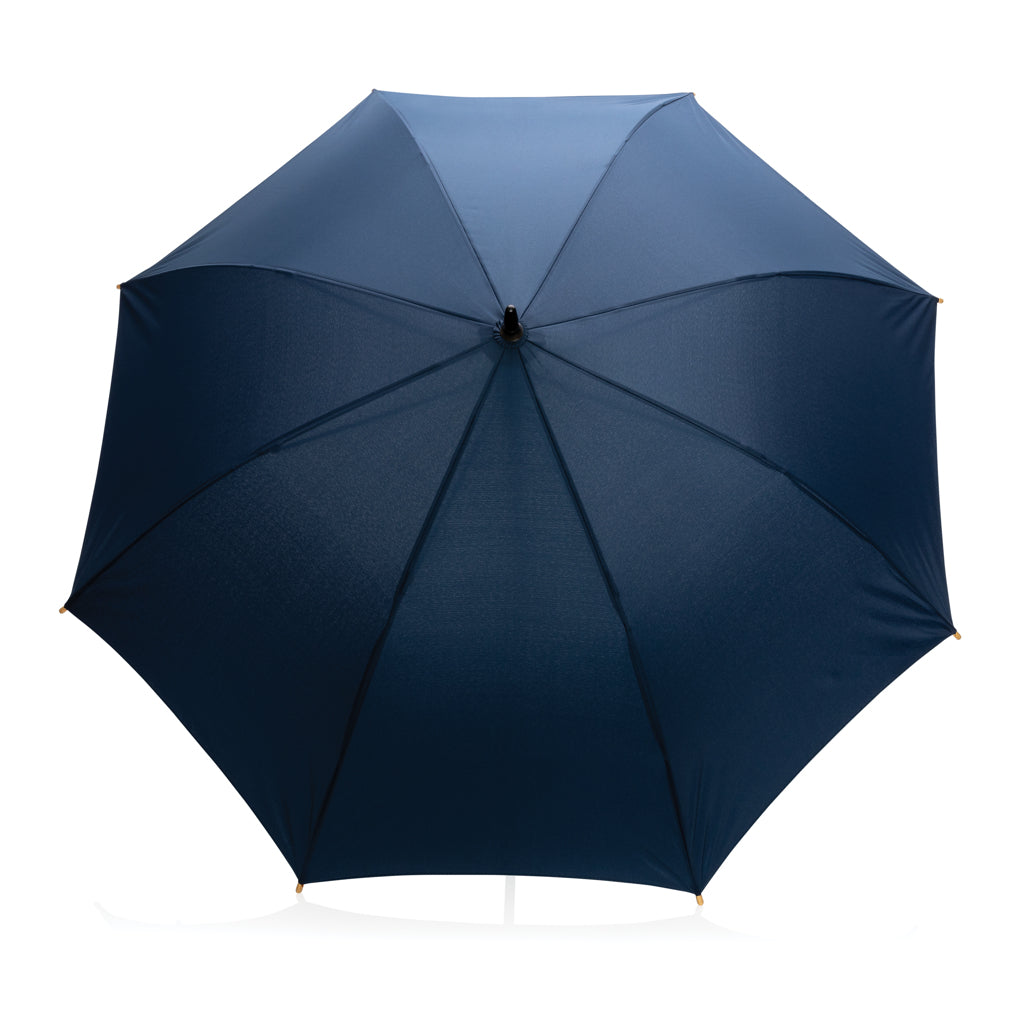 23' Impact AWARE™ RPET 190T auto open bamboo umbrella