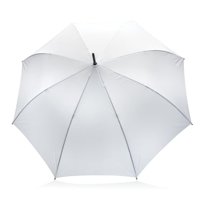 27' Impact AWARE™ RPET 190T auto open bamboo umbrella