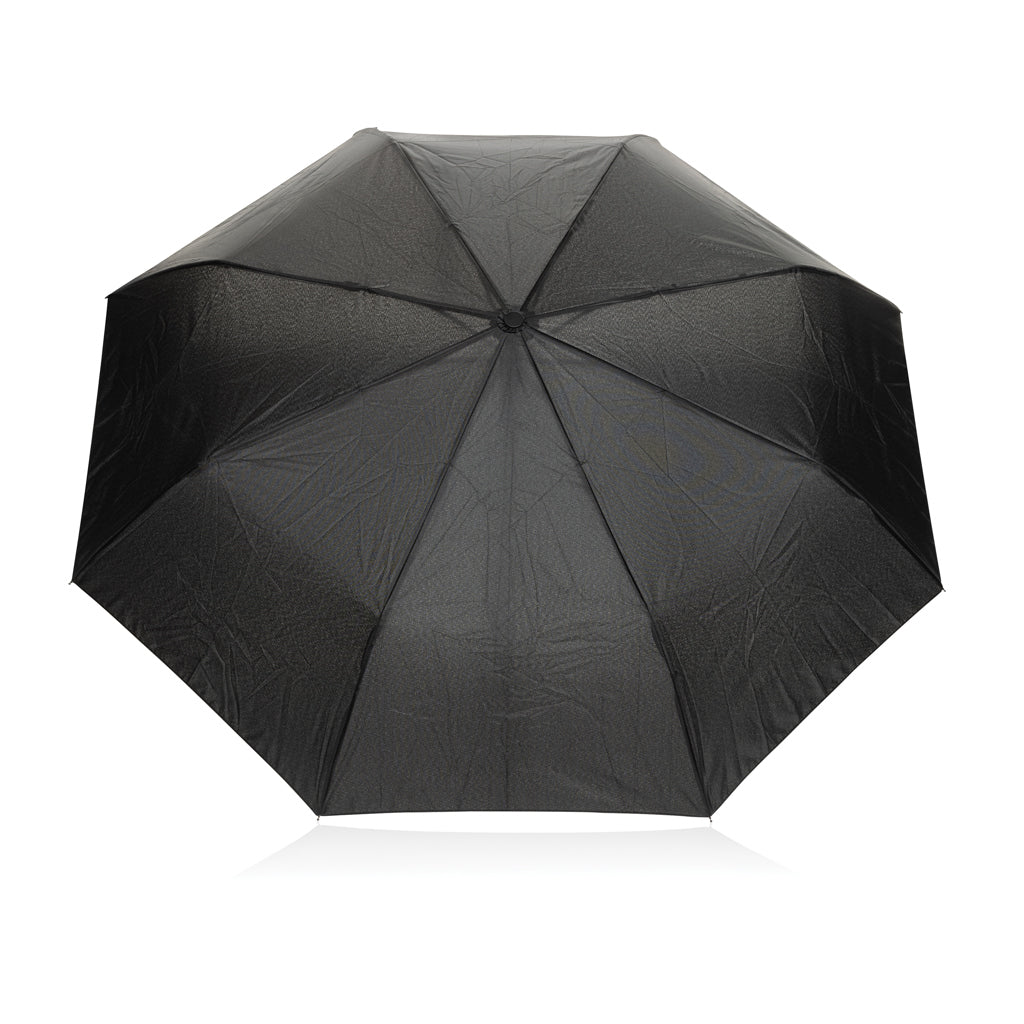 Yara 21' AWARE™ RPET solid colour umbrella with carabiner