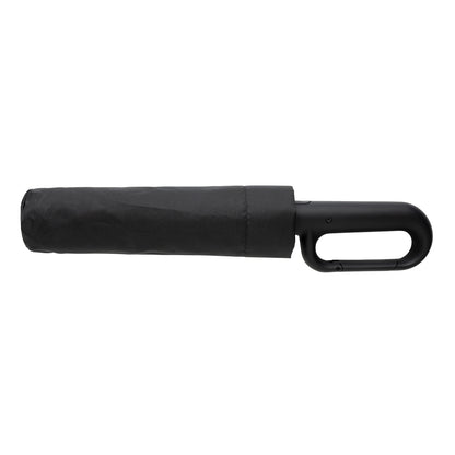 Yara 21' AWARE™ RPET solid colour umbrella with carabiner