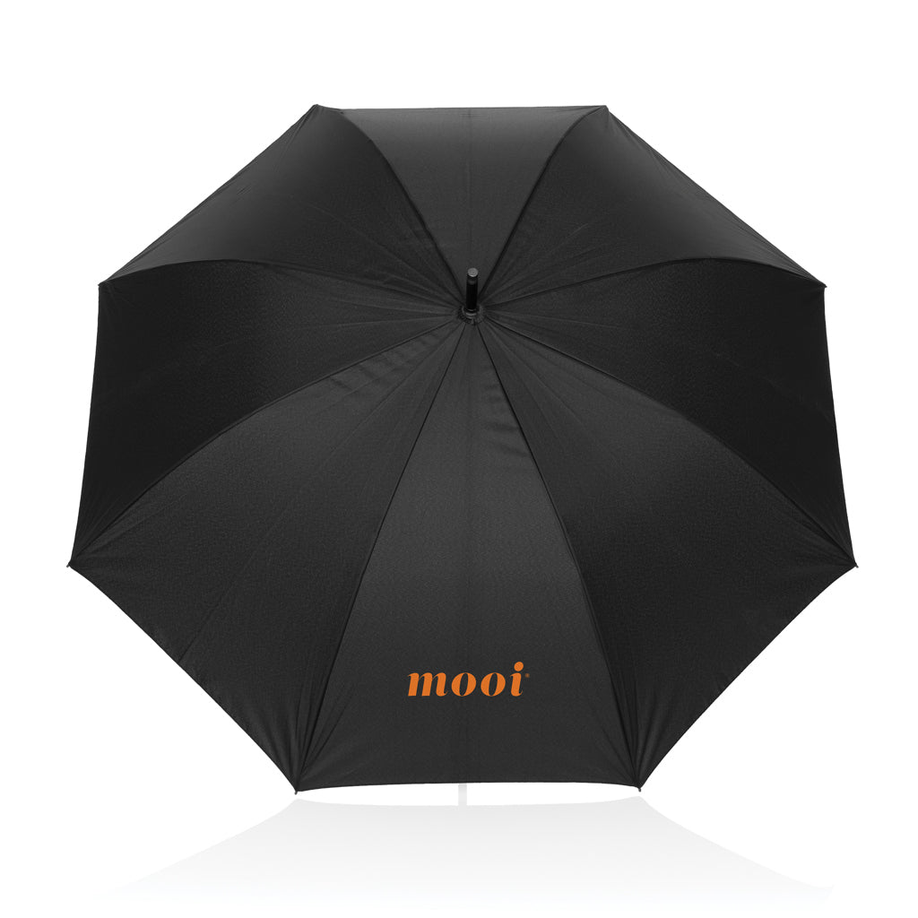 Swiss Peak Vero Aware™ RPET 25” umbrella w luxe handle