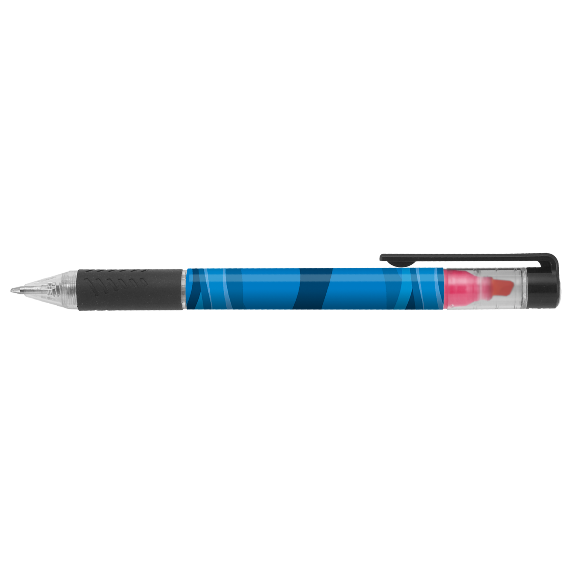 Bergman Highlighter Pen promotional pen in assorted colours printed with your company logo