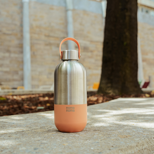 Stainless Steel Drinking Bottle (Peach Orange) – 750ml