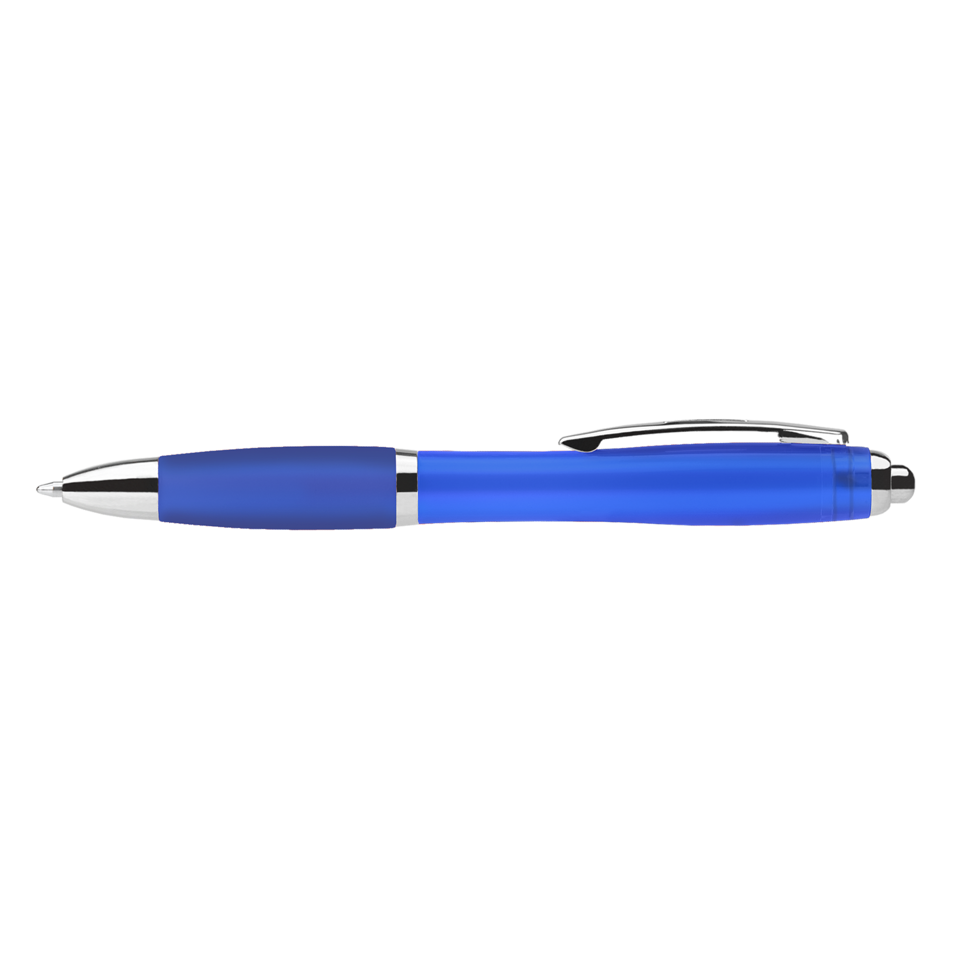 Sophisticate Bright Pen promotional pen in blue printed with your company logo