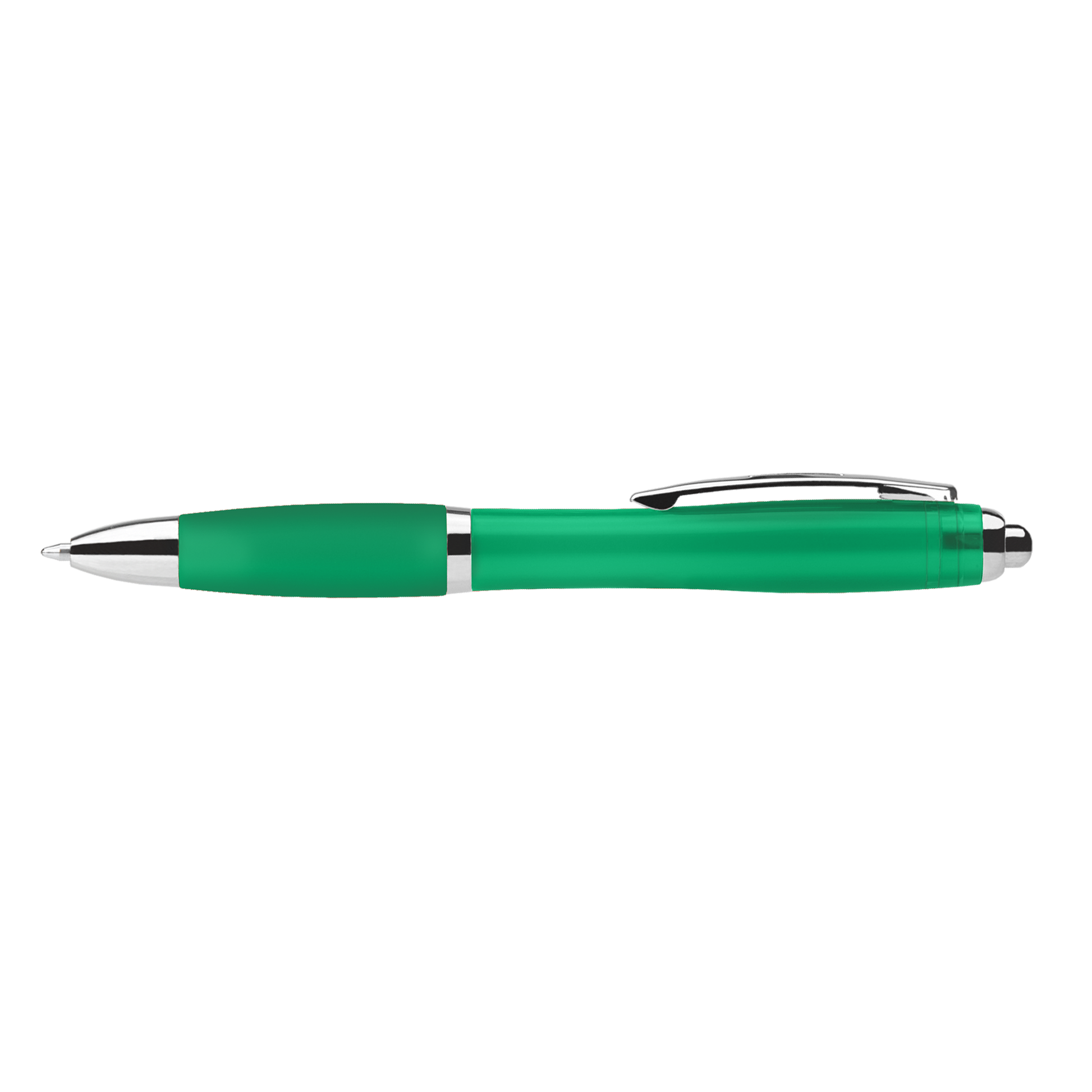 Sophisticate Bright Pen promotional pen in green printed with your company logo