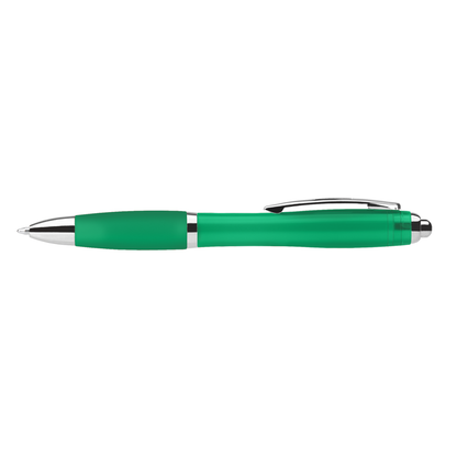 Sophisticate Bright Pen promotional pen in green printed with your company logo