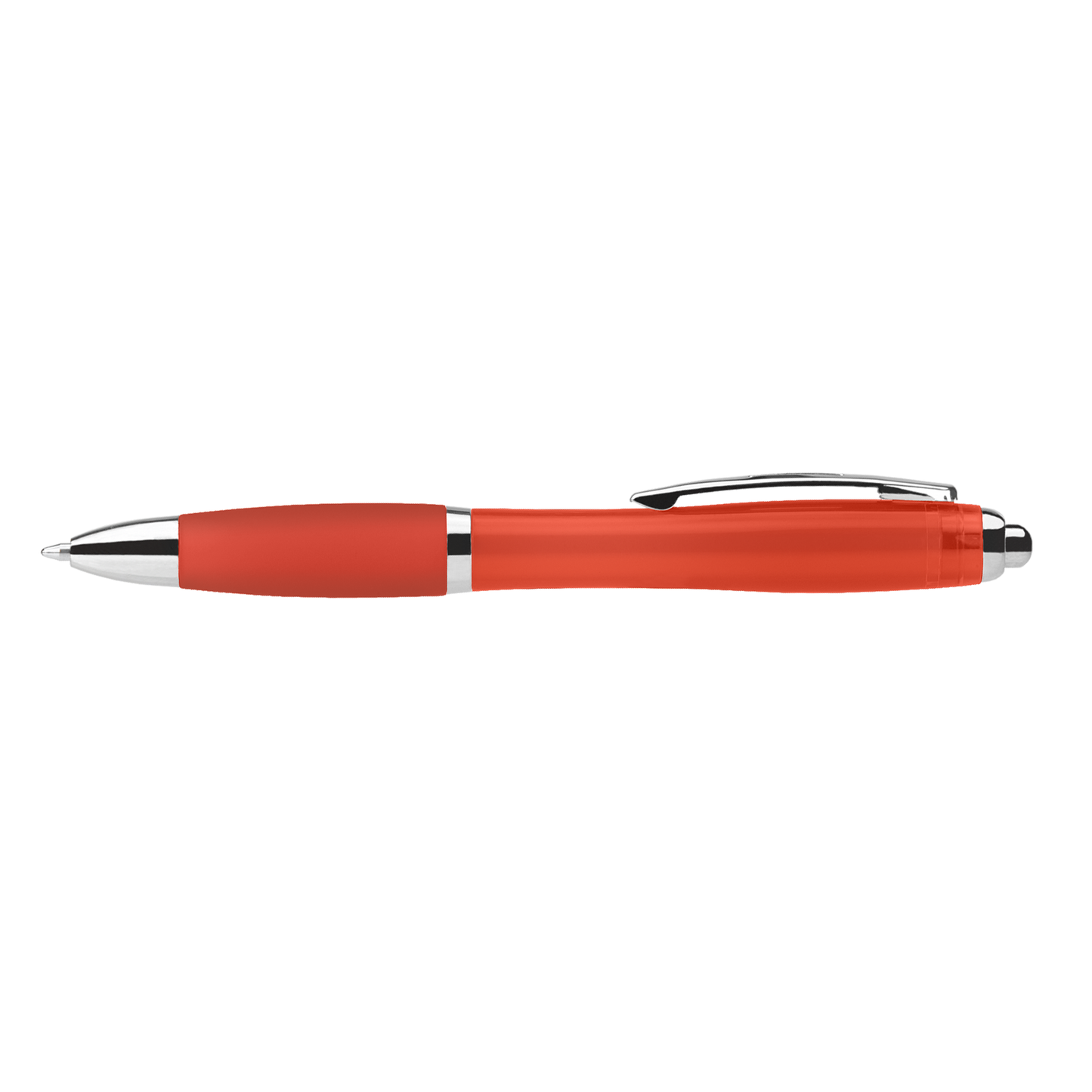 Sophisticate Bright Pen promotional pen in red printed with your company logo