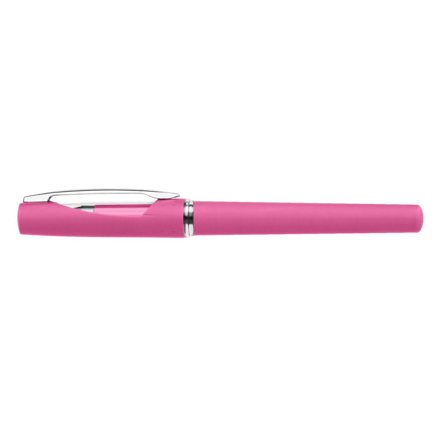 Presley Gel Softy Pen promotional pen in pink printed with your company logo
