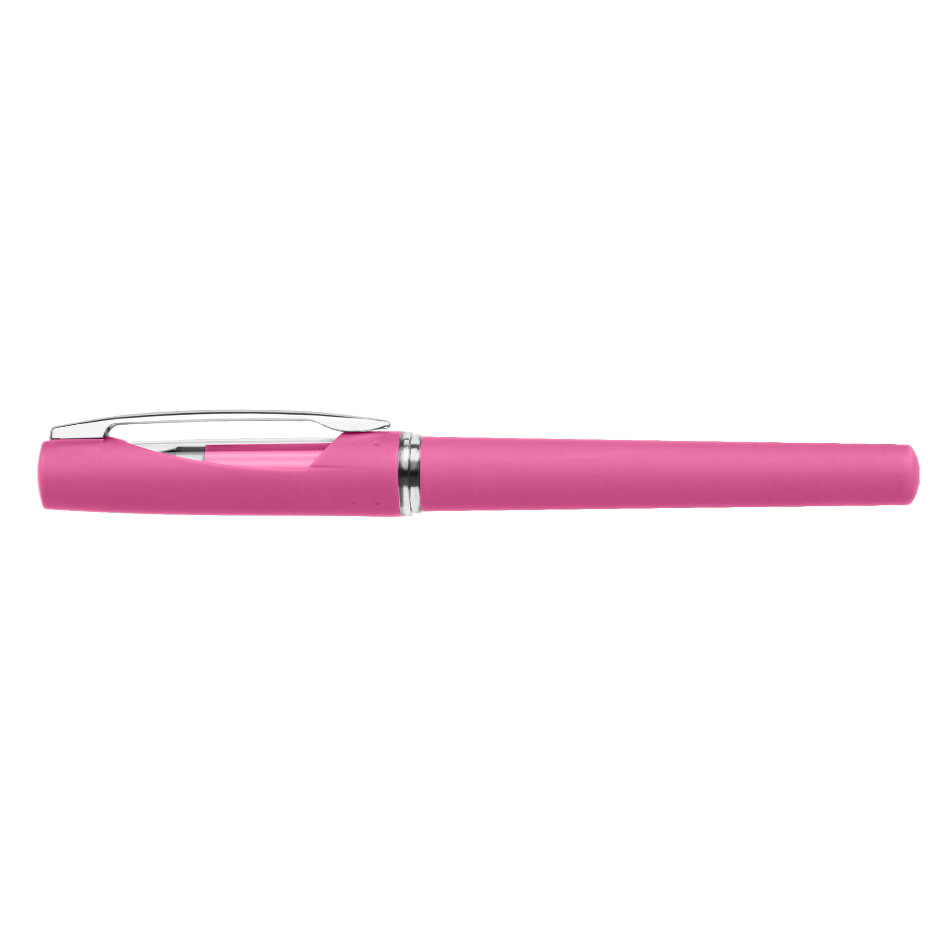 Presley Gel Softy Pen promotional pen in pink printed with your company logo