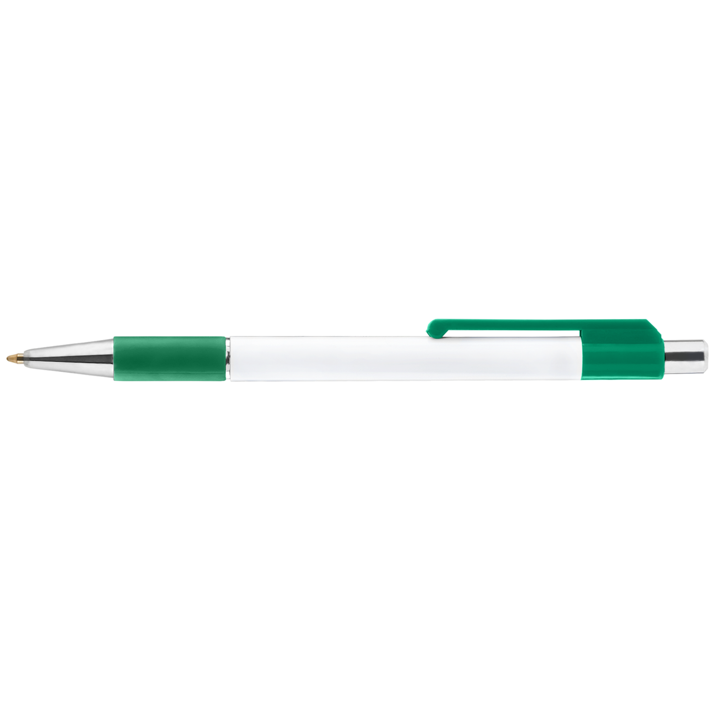 Astaire Grip Pen promotional pen in green printed with your company logo