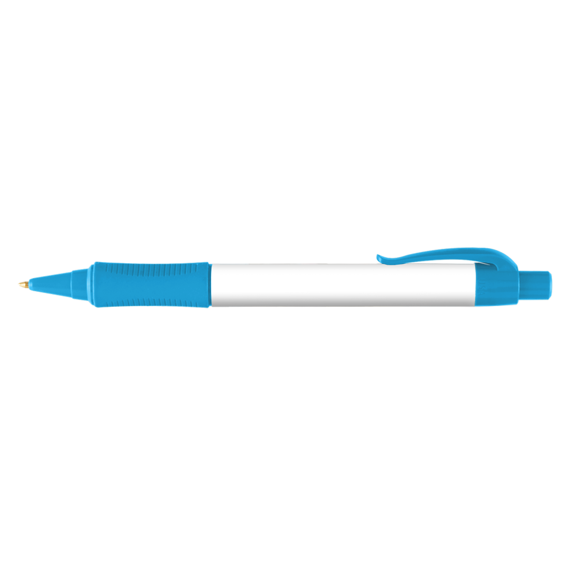 Hepburn Classic Pen promotional pen in light blue printed with your company logo