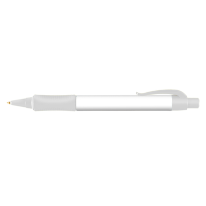 Hepburn Classic Pen promotional pen in white printed with your company logo