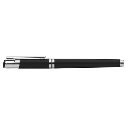 Dylan Gel Pen promotional pen in black printed with your company logo