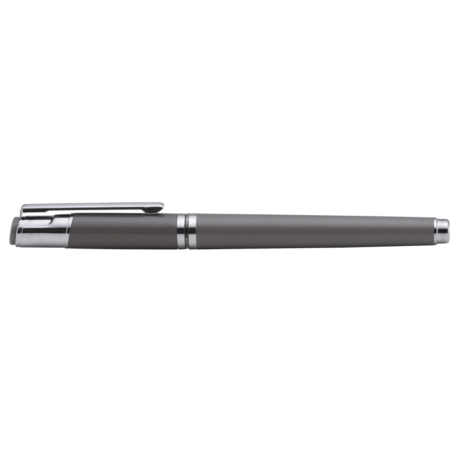 Dylan Gel Pen promotional pen in gunmetal printed with your company logo