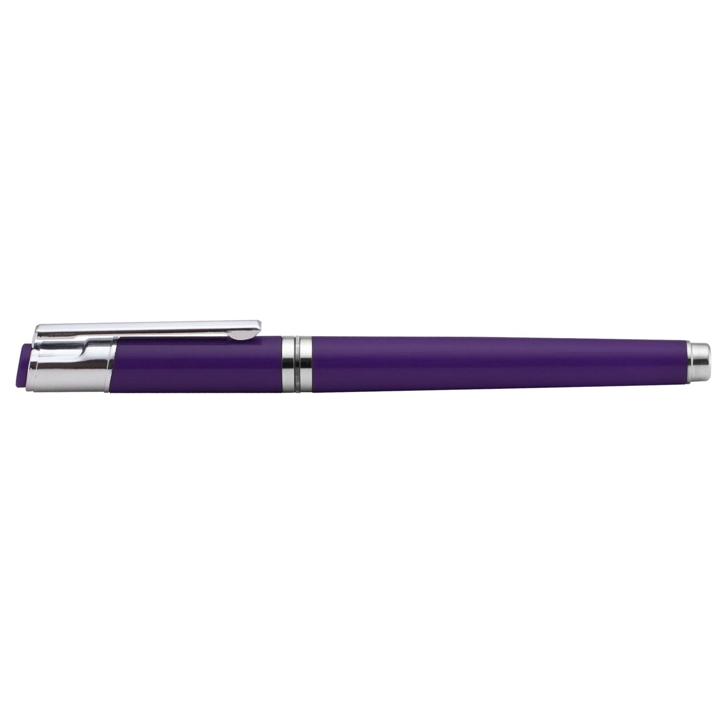 Dylan Gel Pen promotional pen in purple printed with your company logo