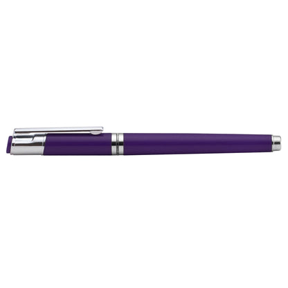 Dylan Gel Pen promotional pen in purple printed with your company logo