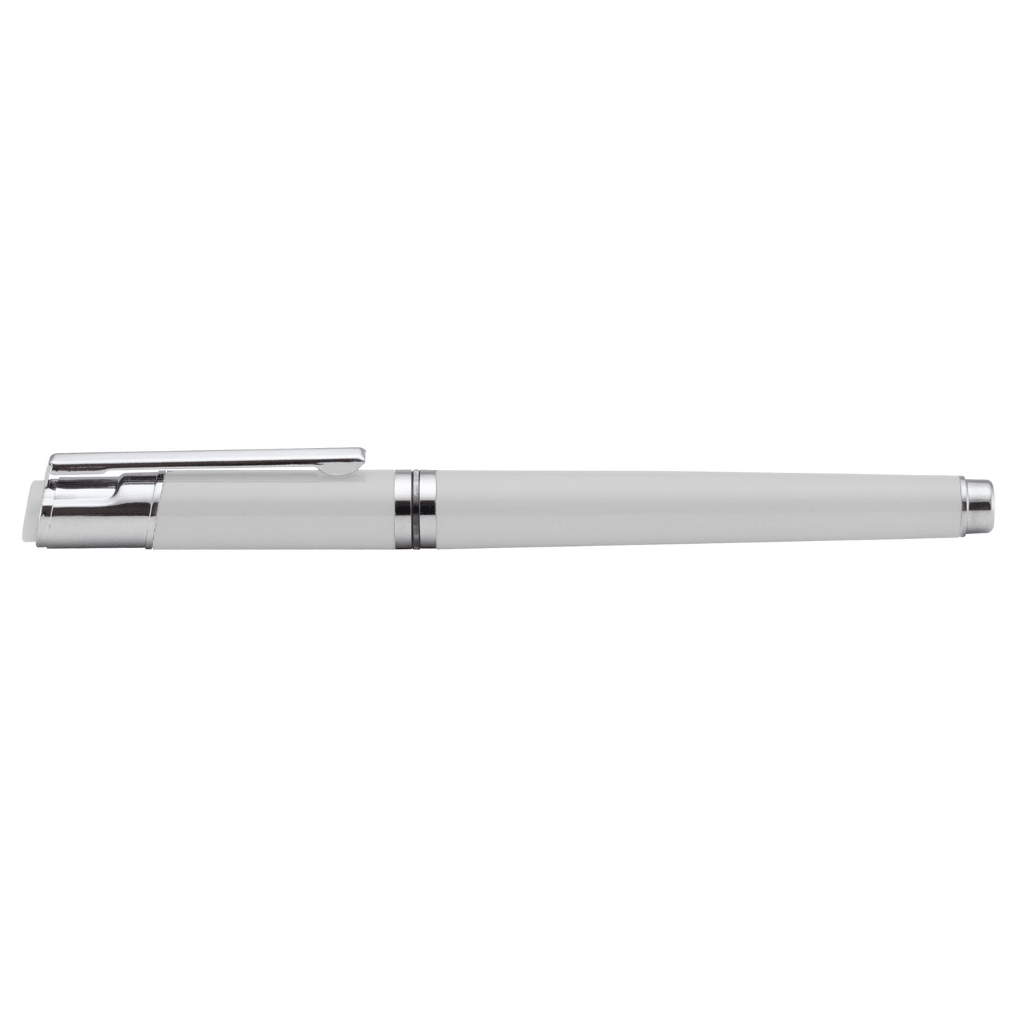 Dylan Gel Pen promotional pen in white printed with your company logo