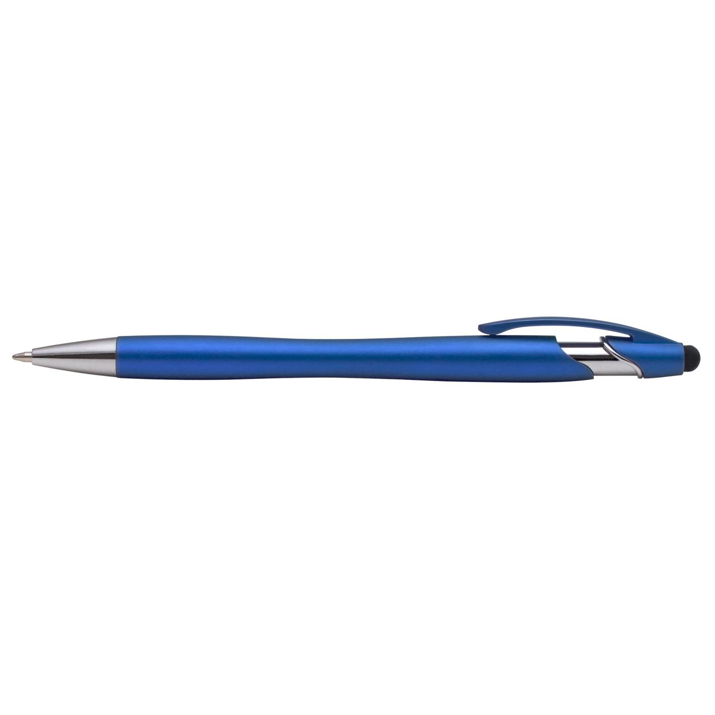 La Jolla Stylus Pen promotional pen in blue printed with your company logo