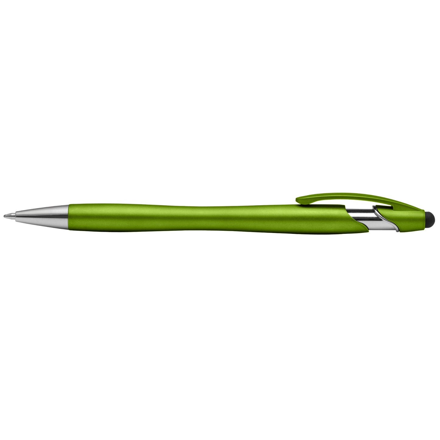 La Jolla Stylus Pen promotional pen in green printed with your company logo