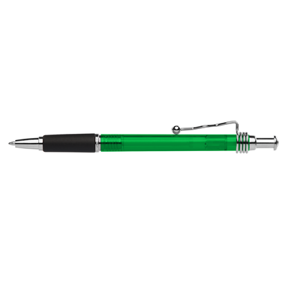 Marley Ballpen promotional pen in vert translucide printed with your company logo