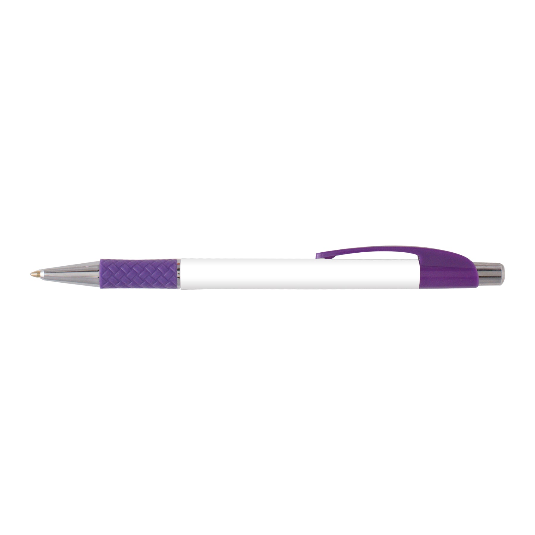 Lebeau Grip Pen promotional pen in purple printed with your company logo