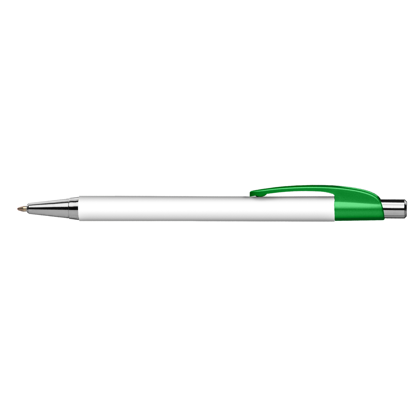 Lebeau Chrome Pen promotional pen in green printed with your company logo