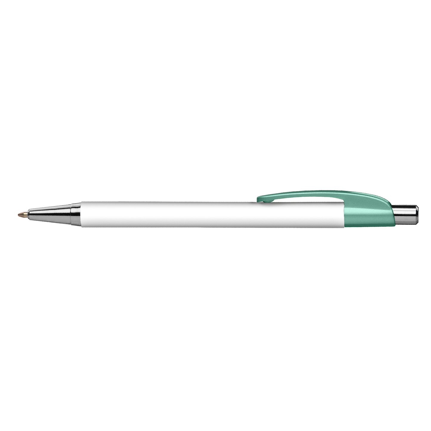Lebeau Chrome Pen promotional pen in neo mint printed with your company logo