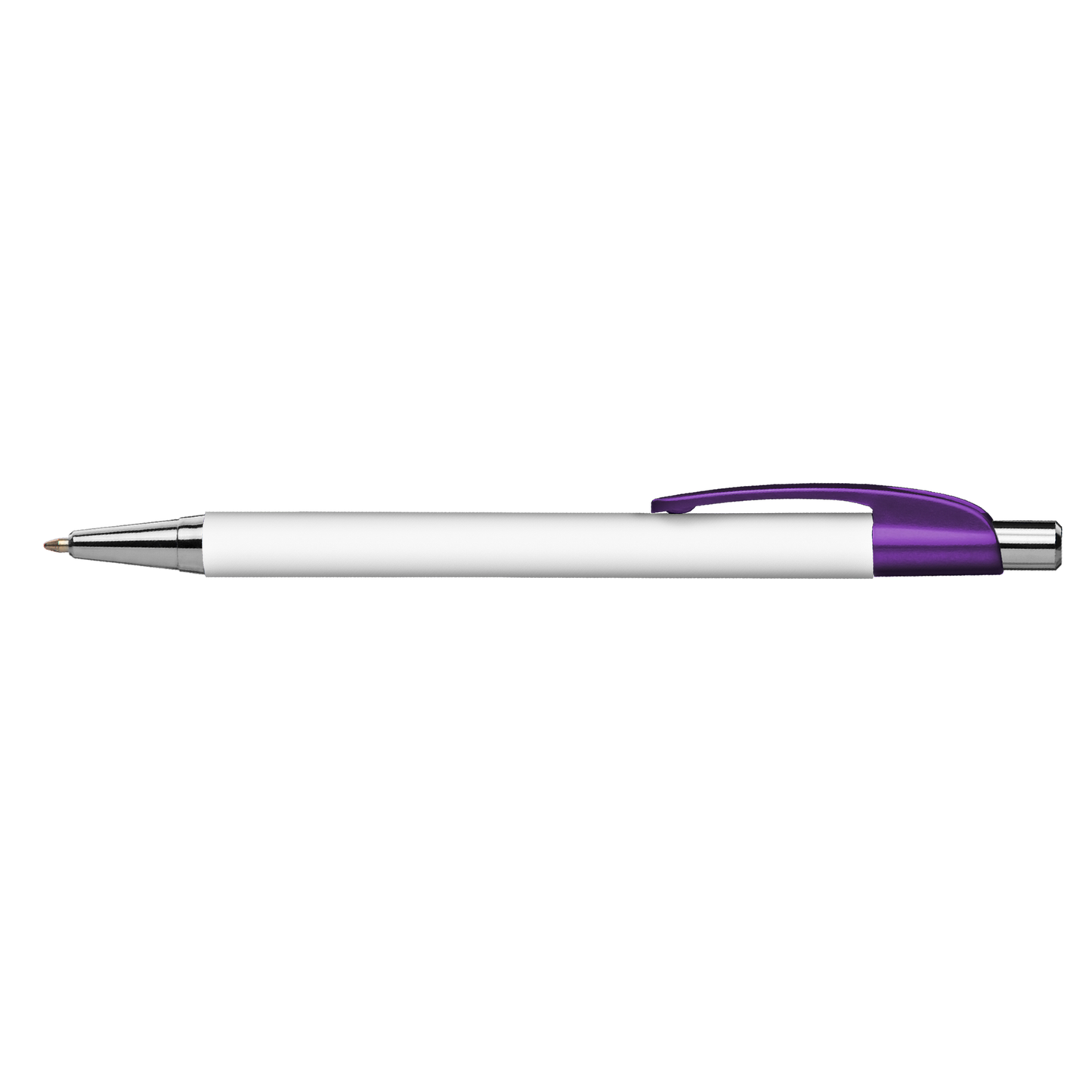 Lebeau Chrome Pen promotional pen in purple printed with your company logo