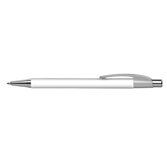 Lebeau Chrome Pen promotional pen in silver printed with your company logo