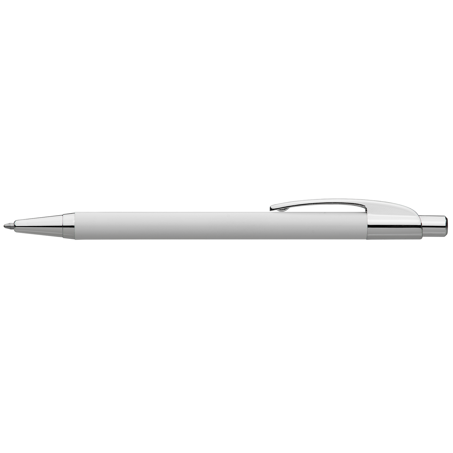 Lebeau Metallic Executive Pen promotional pen in chrome printed with your company logo