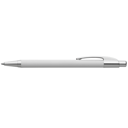 Lebeau Metallic Executive Pen promotional pen in chrome printed with your company logo