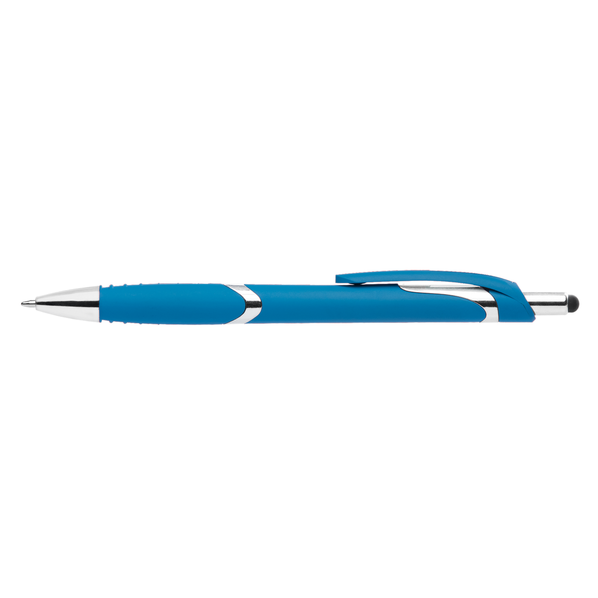 Joplin Bright Stylus Pen promotional pen in light blue printed with your company logo
