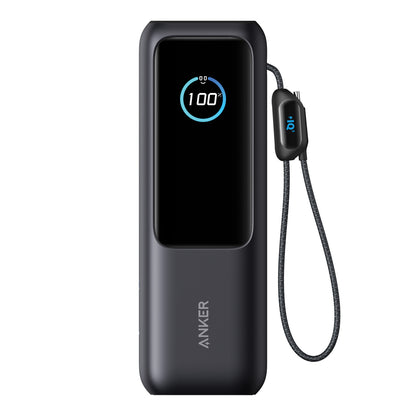 Anker Power Bank 25.000 mah 165W, Built-in retractable cable