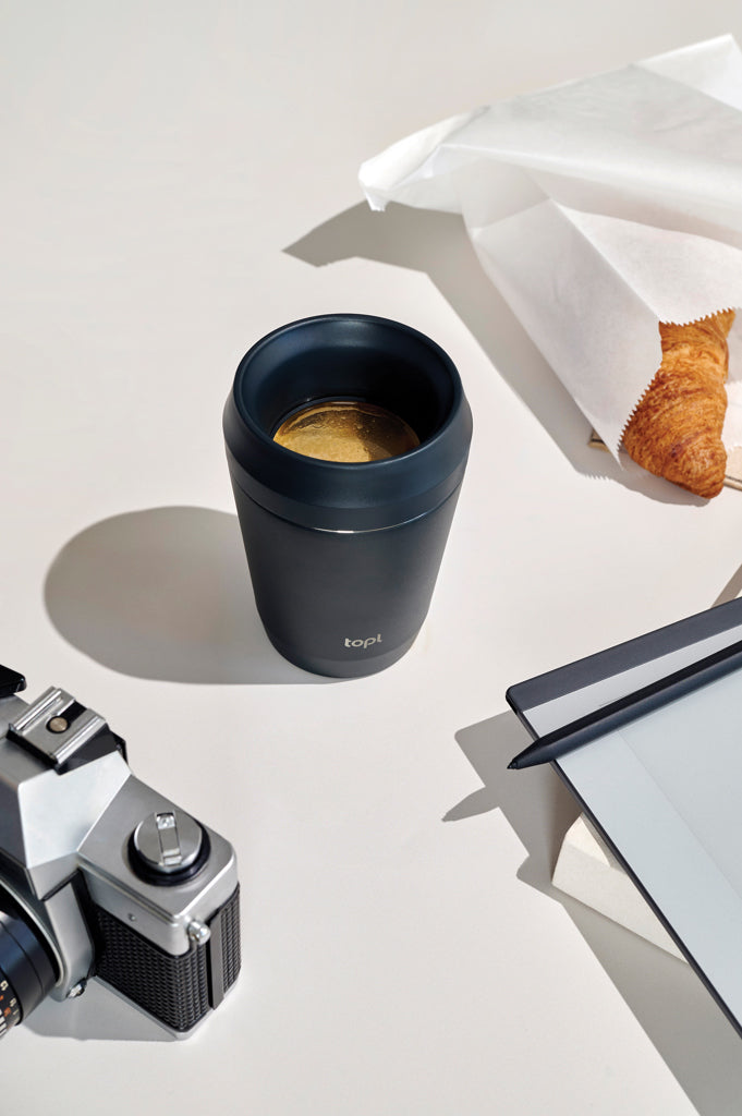 Topl Recycled Steel To Go Tumbler Patented 360 Lid 235ml
