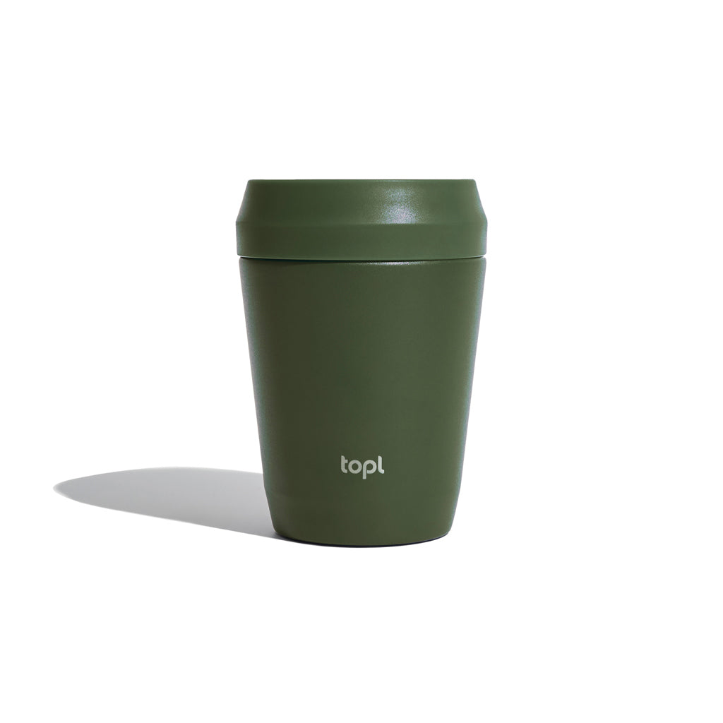 Topl Recycled Steel To Go Tumbler Patented 360 Lid 235ml