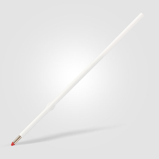 Avalon Pen Ink Refill promotional pen in white printed with your company logo