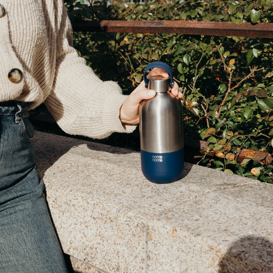 Stainless Steel Drinking Bottle (Soda Blue) – 750ml