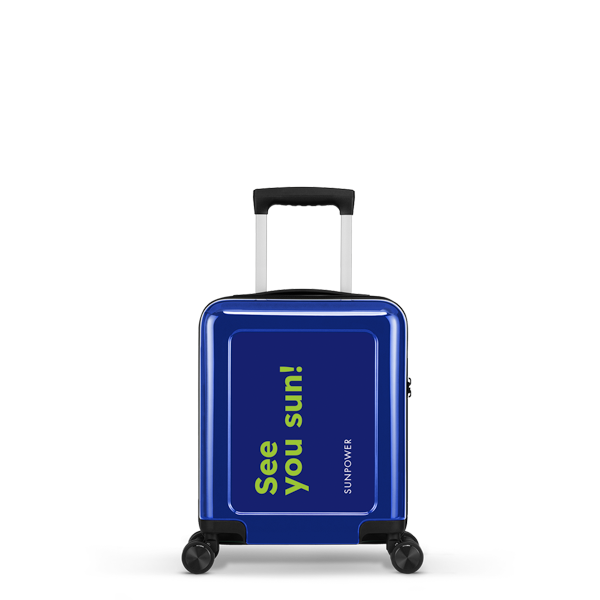 STICKERCASE Hand Luggage Mini - Personalised Suitcase 22L